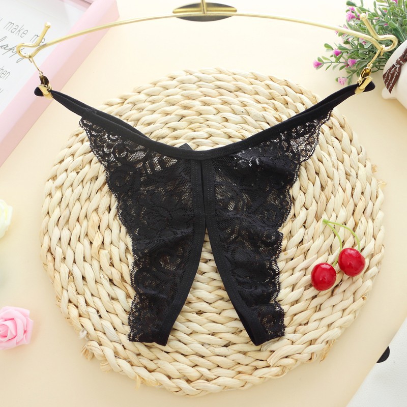 Quần lót dây lọt khe phối ren quyến rũ 6813