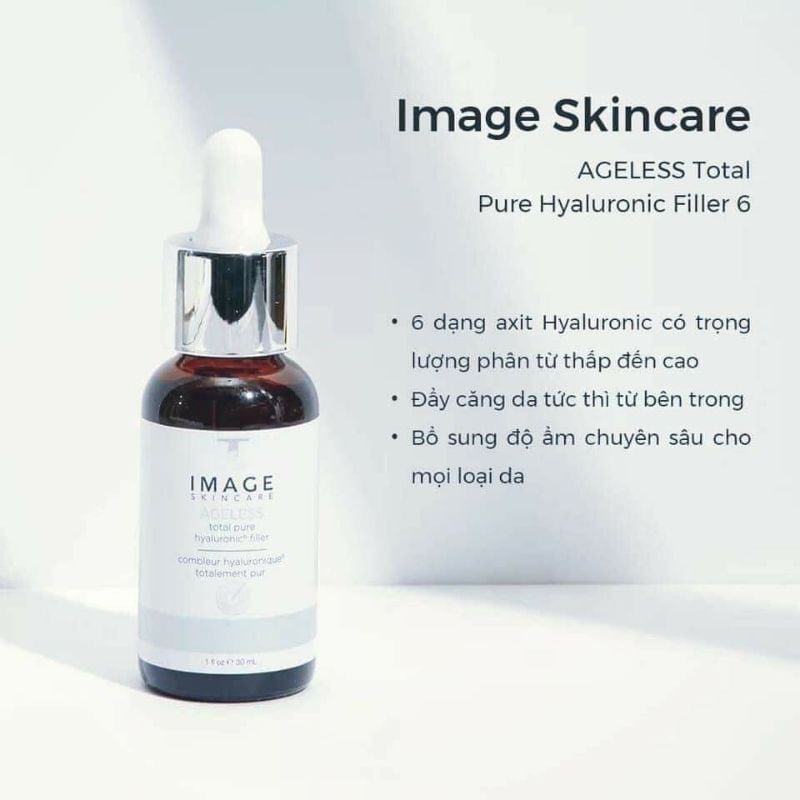Image Ageless Total Pure HA Filler 6 Tinh Chất Làm Đầy & Căng Bóng Da Với 6 Loại HA - Hàng Công Ty