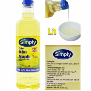dau ăn đau nành simly1lit