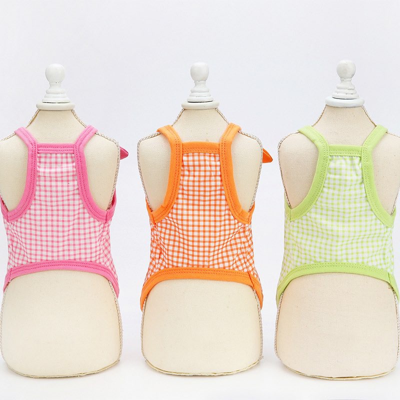 áo 2 dây pith pet cho chó mèo - thời trang