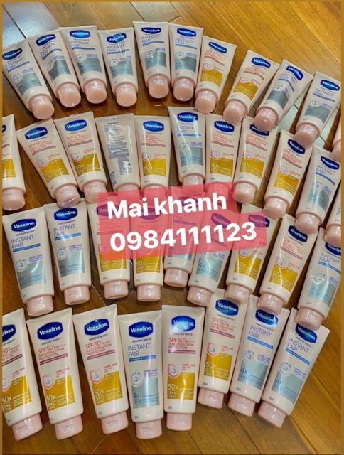 Sữa Dưỡng Thể Trắng Da Vaseline 50x SPF 50+ Thái Lan