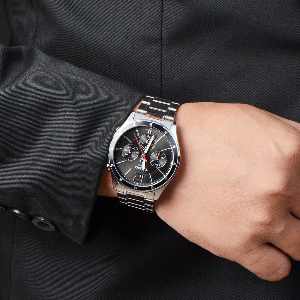 Đồng hồ nam dây kim loại chính hãng Casio Anh Khuê MTP-1374 | BigBuy360 - bigbuy360.vn