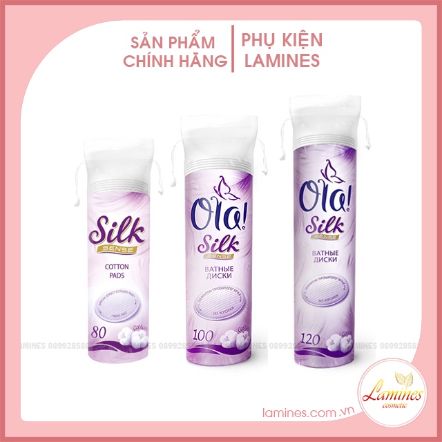 Bông Tẩy Trang Ola Silk Sense 80 miếng