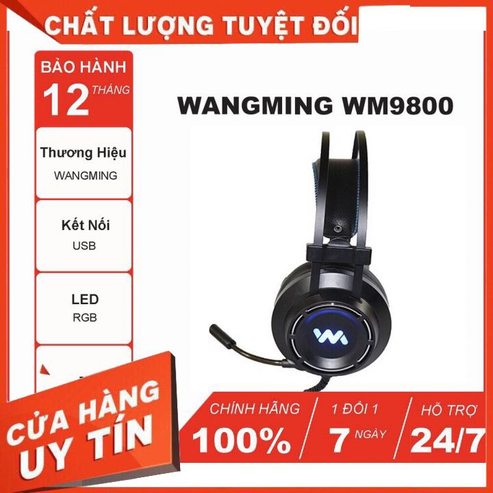 Tai nghe gaming Wangming 9800 7.1 Usb