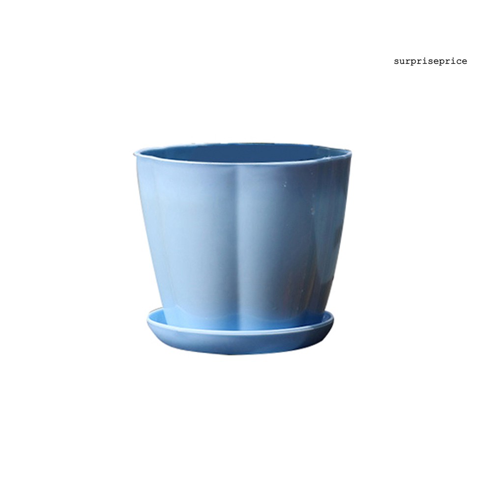 Chậu Hoa Bằng Nhựa Hình Quả Bí Ngô Xinh Xắn Dễ Thương