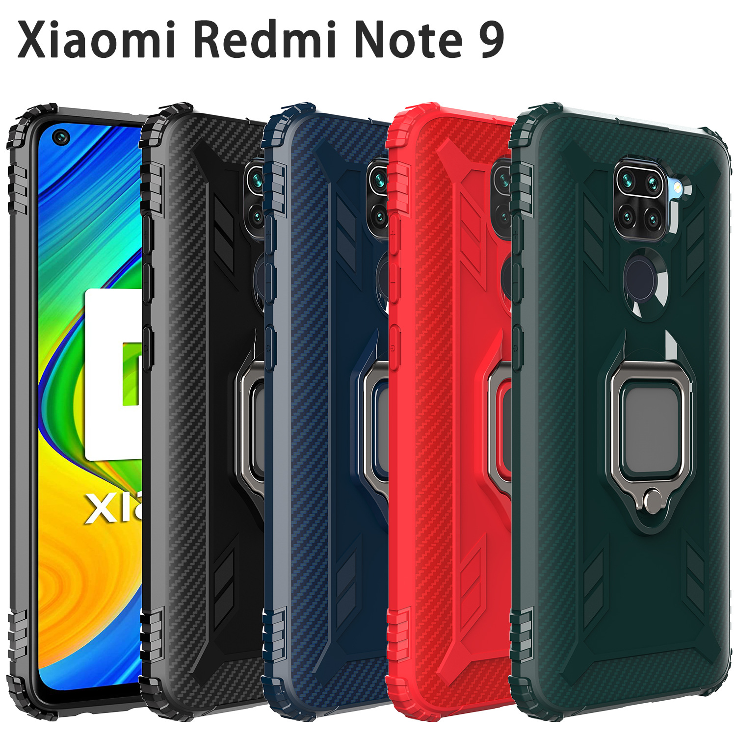 Ốp Lưng Bảo Vệ Chống Sốc 3c Có Nam Châm Cho Redmi Note 9 Redmi 10x 4g