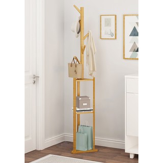Cây treo quần áo bằng gỗ 36x47x180cm, Cây treo quần áo trong phòng ngủ