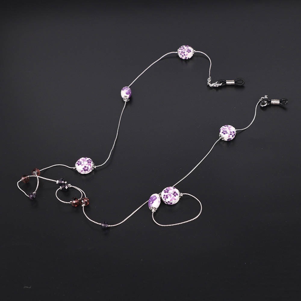 Dây đeo kính đính hạt cườm