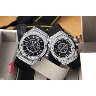 [Siêu Chất]  Đồng hồ nam nữ Hublot dây silicon lịch vòng thể thao độc đáo cá tính mã HBL33