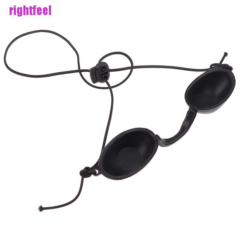 Rightfeel Protective Eyepatch Laser Light Glasses Safety Goggles IPL Beauty Clinic Black