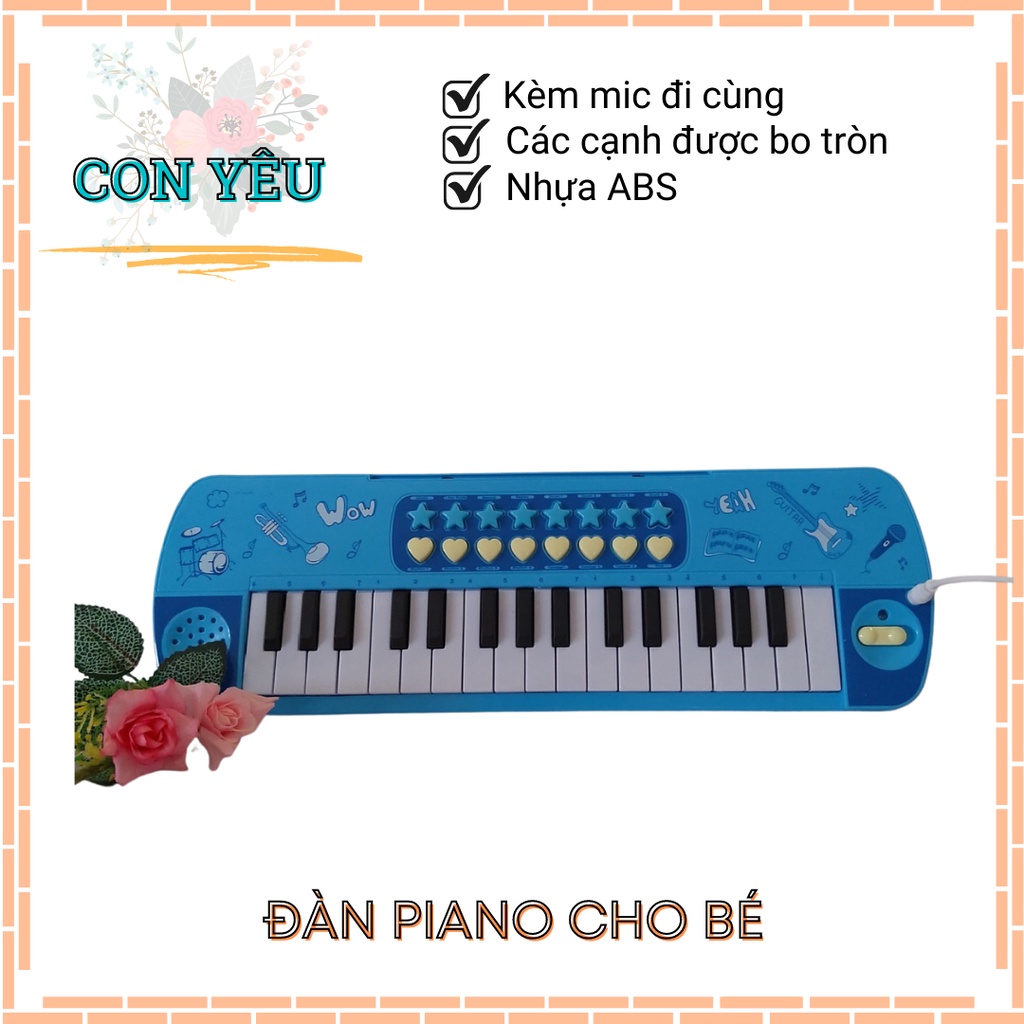 Đồ Chơi Đàn Organ Kèm Mic Nhiều Tính Năng Làm Nhạc Sĩ Cho Bé