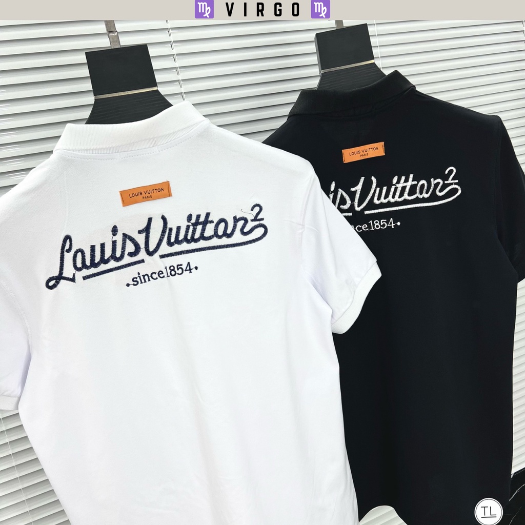 Áo thun polo nam LOUIS VUITON cổ bẻ ngắn tay,áo phông chất cotton dày dặn (ảnh thật)