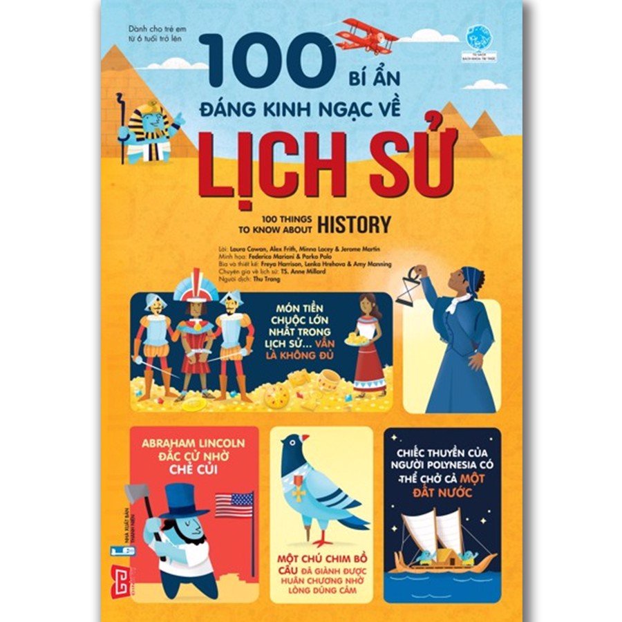 SÁCH -100 bí ẩn đáng kinh ngạc về lịch sử - 100 things to know about history