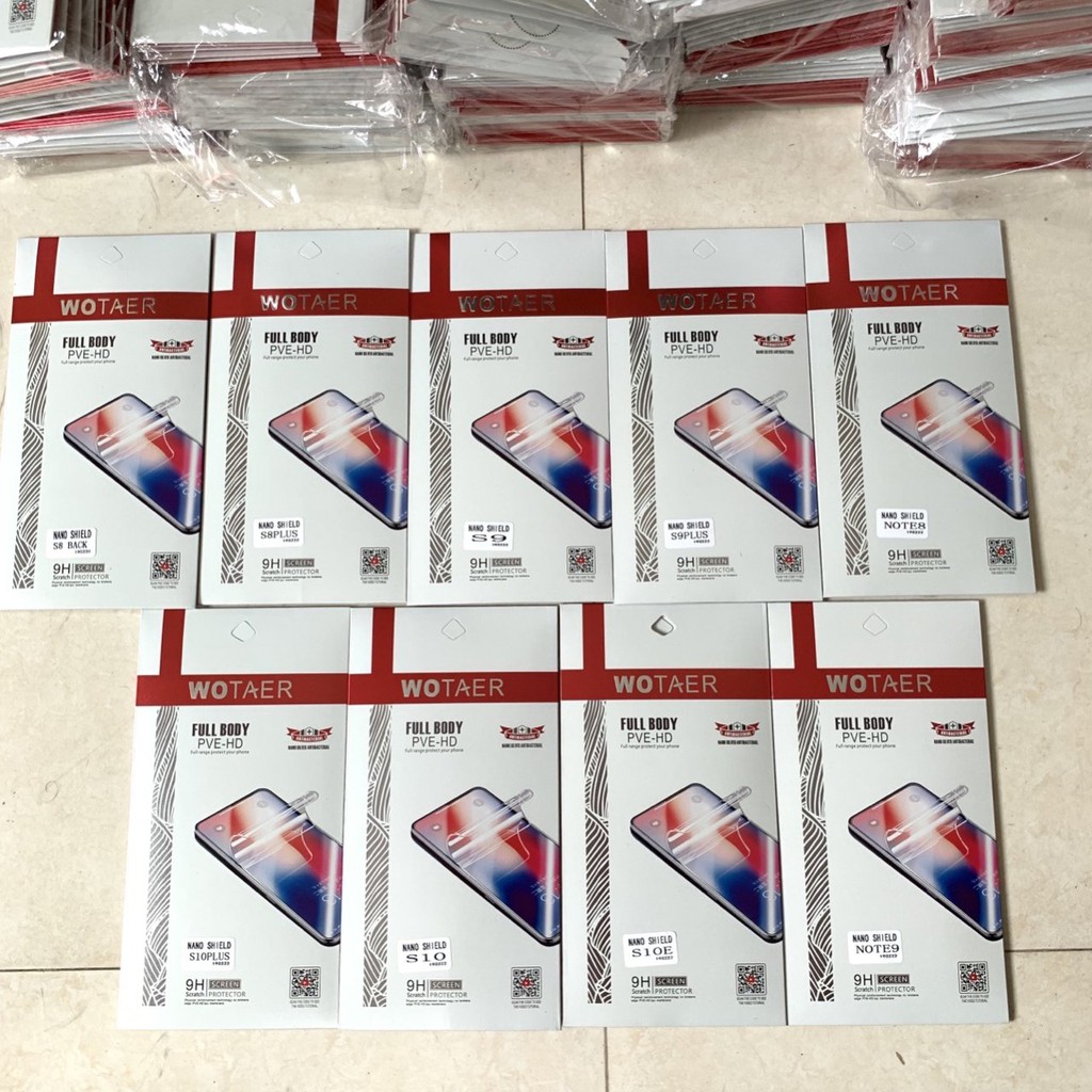 Bộ 2 miếng dán PPF cho Samsung Galaxy Note 9,Note 8,S10,S10e,S10 plus,S9 plus,S9,S8 plus,S8