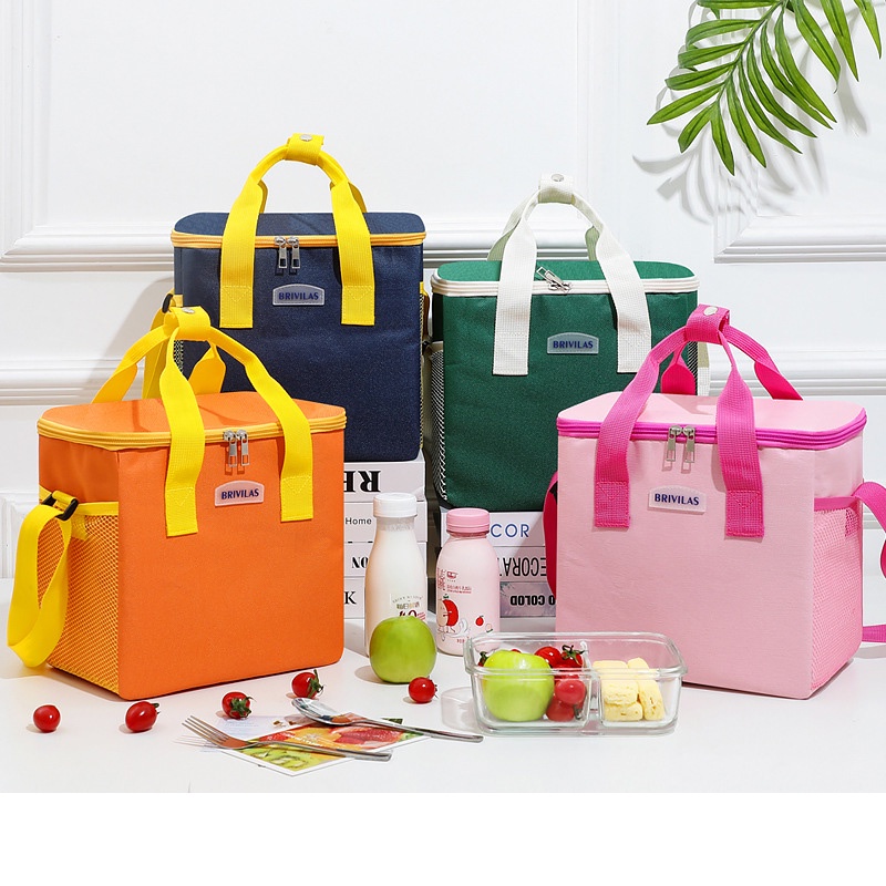 Only HOUSE Túi Đựng Hộp Cơm Trưa Lá Nhôm Cách Nhiệt Cỡ Lớn Giữ Ấm Tươi Mới Dùng Khi Đi Dã Ngoại O