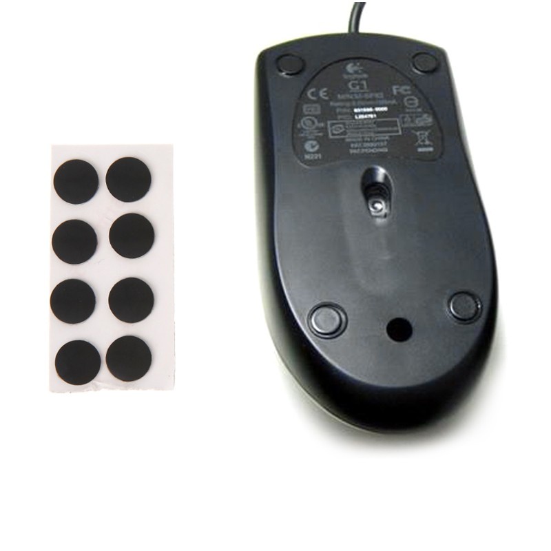 Set 2 Bộ 8 Miếng Lót Chuột 0.6mm Cho Logitech G1 M235 M315 Mx300
