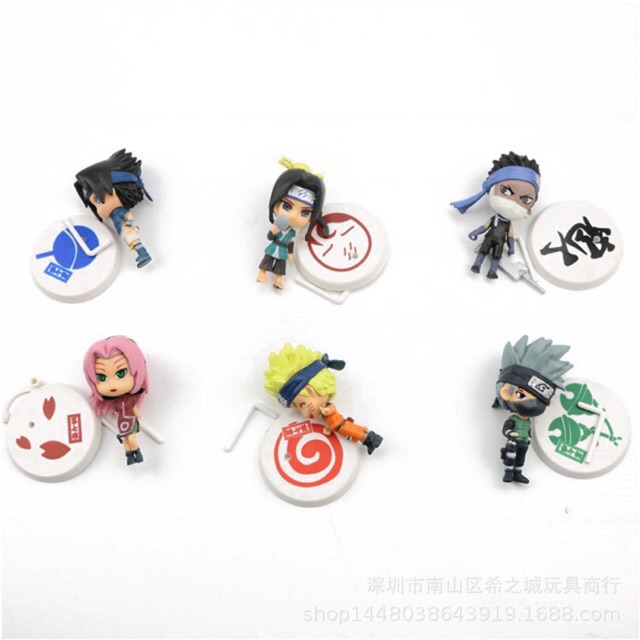 [Không hộp] Mô hình 6 hỗn hợp Chibi Naruto