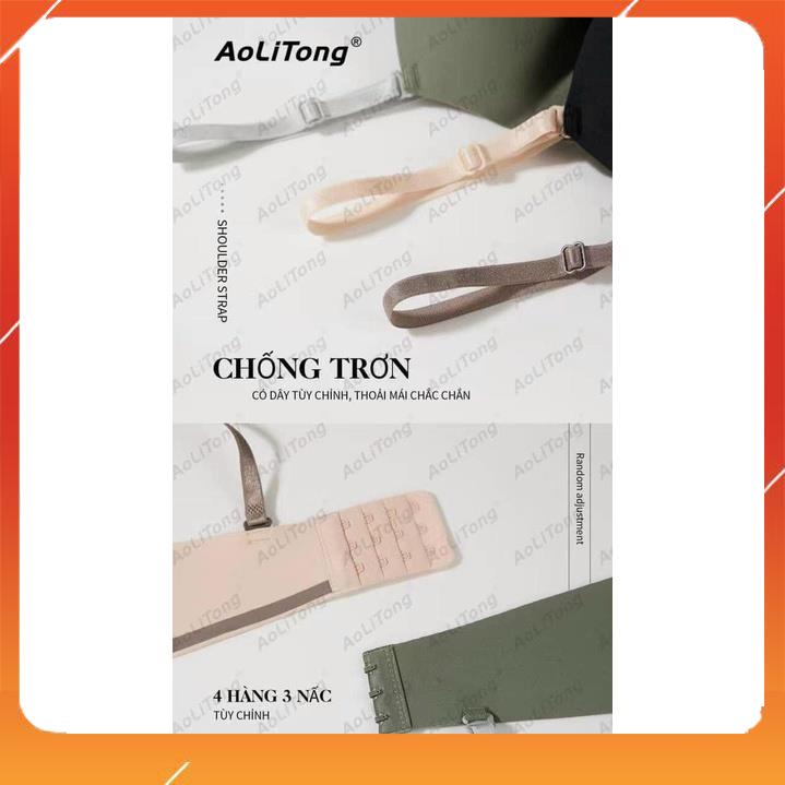 Áo lót nữ su đúc không gọng nâng đẩy ngực cup chéo đệm mút vừa phối màu viền A5154