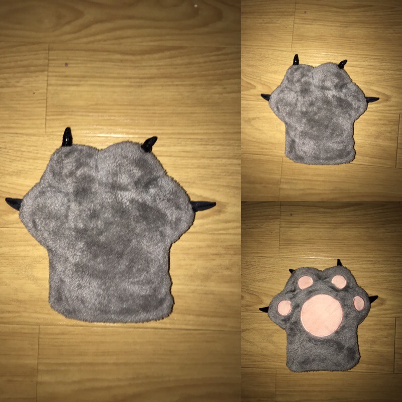 RT4 Rối tay hình bàn tay thú nhồi bông gấu cho bé