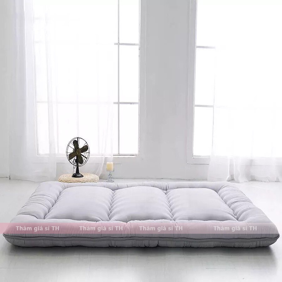 Nệm Bông gòn cao cấp 2 người và 1 người KUKOJI size 1m6x2m | 1m4 x2m và 1mx2m  I Cam Kết Chất Lượng