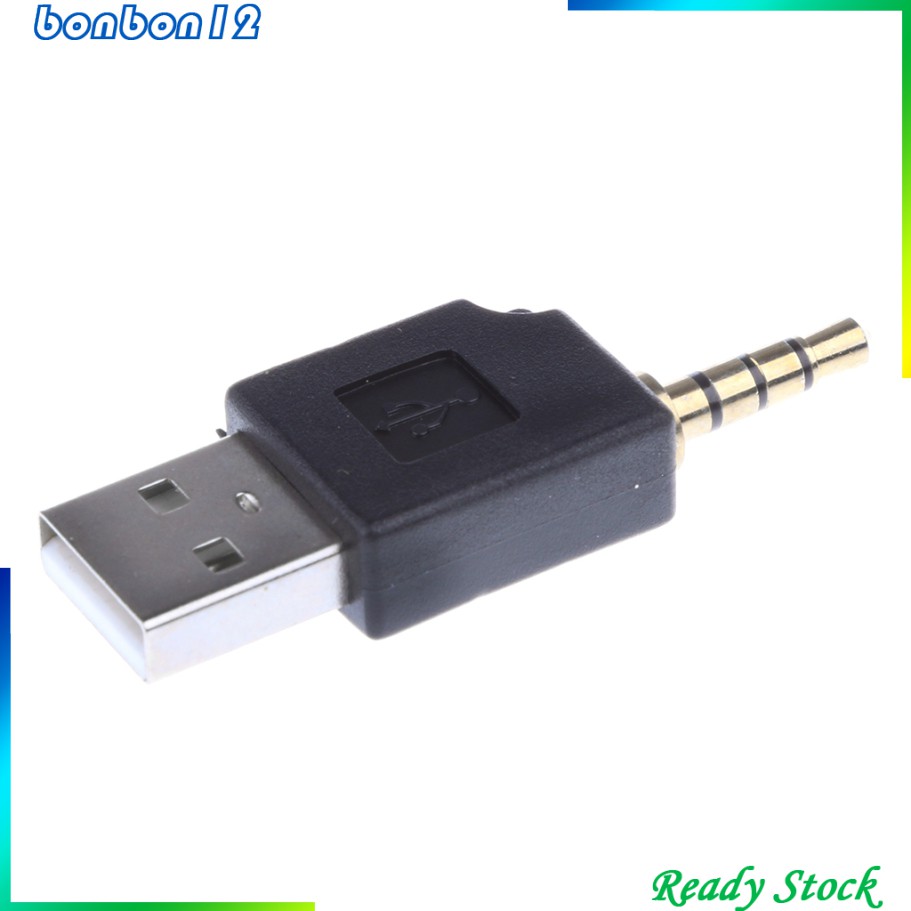 Cáp Sạc Usb 2 Trong 1 3.5mm Cho Ipod Shuffle 1st 2nd Black