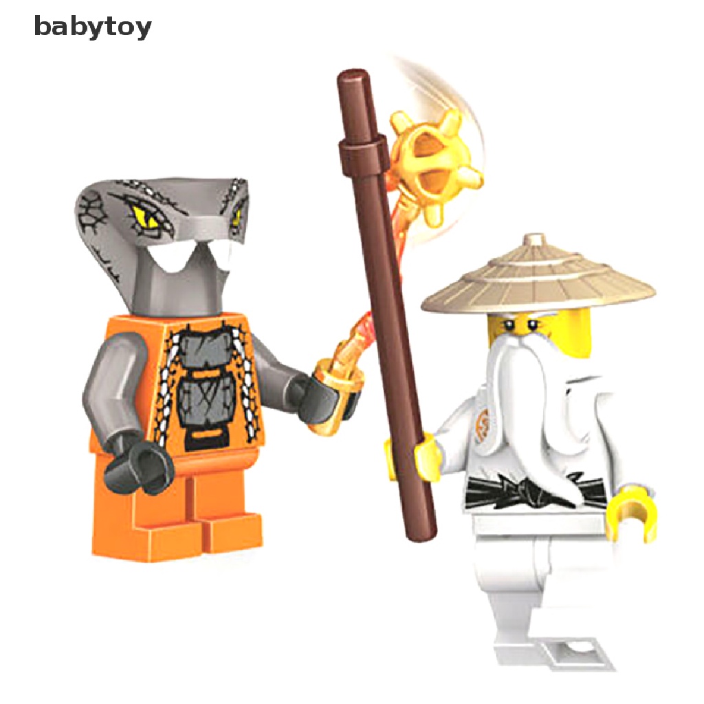 Set 24 Mô Hình Nhân Vật Ninjago Mini Kai Jay Sensei Wu Master