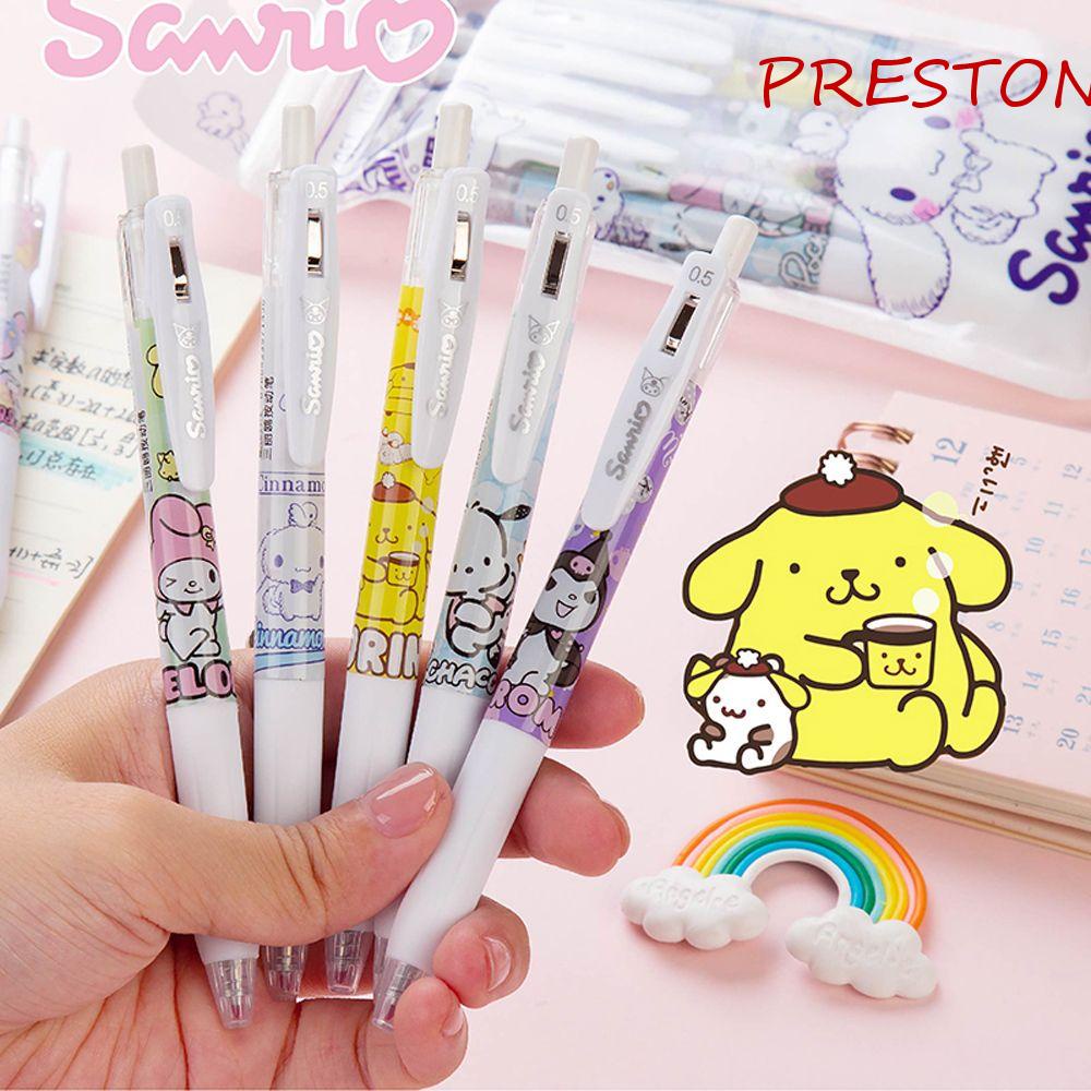 Bộ 6 Bút Bi Mực Đen Nhanh Khô Hình Hello Kitty
