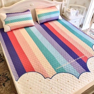 Chiếu điều hòa cao su non Tencel Latex 5D trần đa giác , Chiếu điều hoà dùng cho mùa hè tặng kèm 2 vỏ gối nặng 2kg