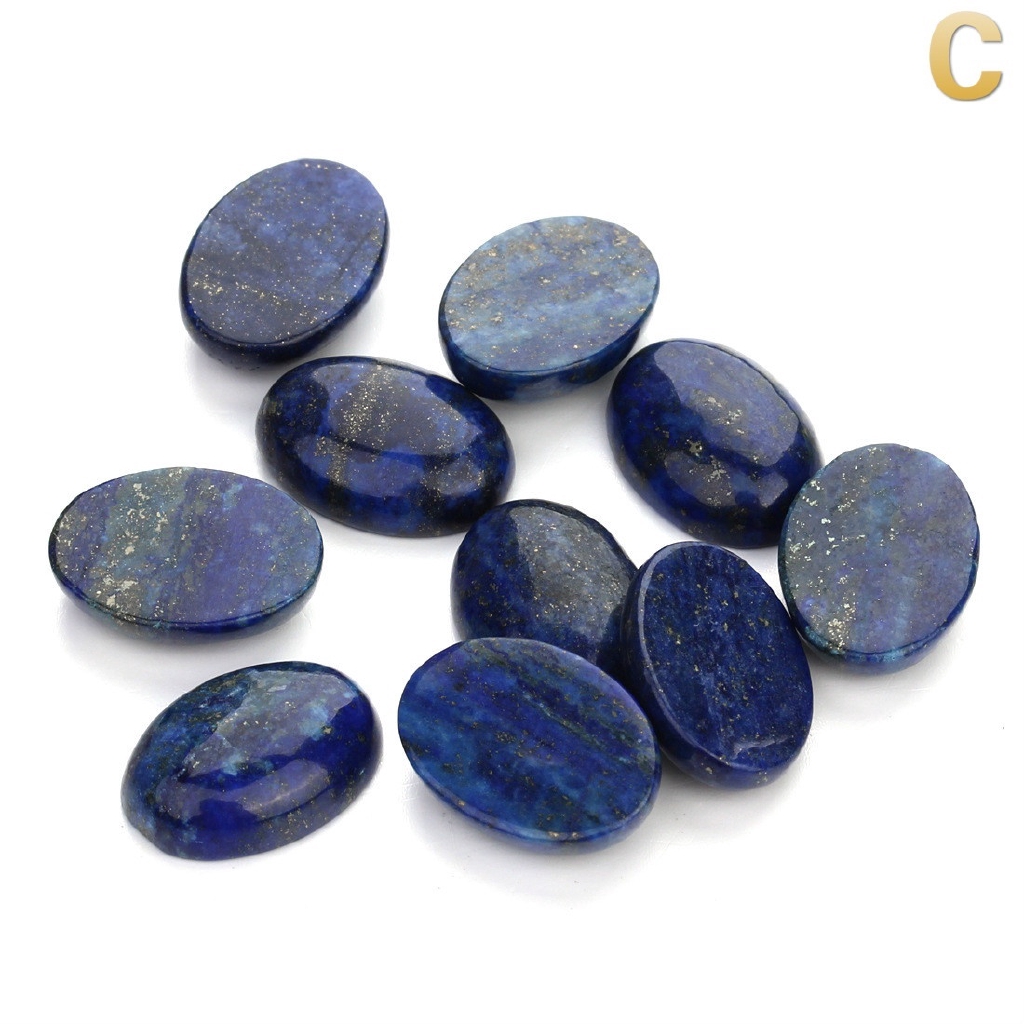 Gói 10 Viên Đá Pha Lê Hình Oval Dùng Làm Trang Sức