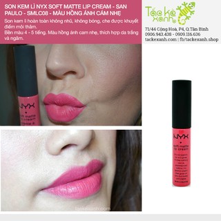 Son kem lì NYX Soft Matte - San Paulo SMLC08