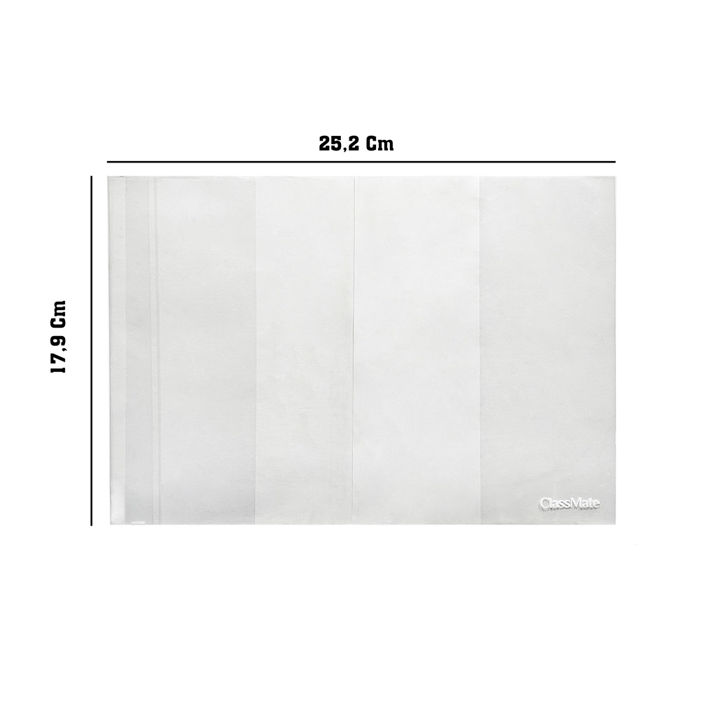 Bọc Vở Cấp 2 Campus CLASSMATE Chất Liệu Nhựa Cao Cấp, Dẻo, Bền, Chống Thấm NC106