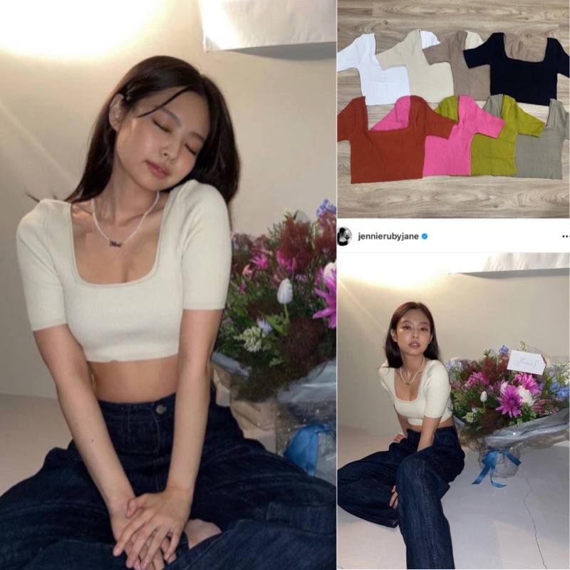 Jennie Jess top A Provocative U Crop Jenny Kim Style