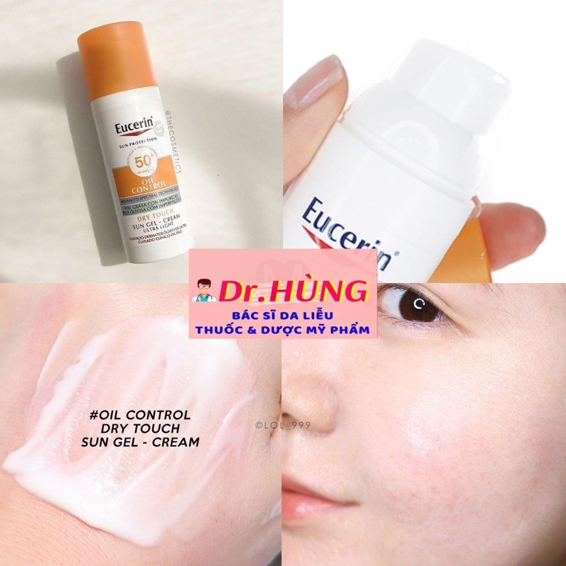 EUCERIN OIL Control Dry Touch SPF 50+ Kem Chống Nắng Kiểm Soát Nhờn 50 ml