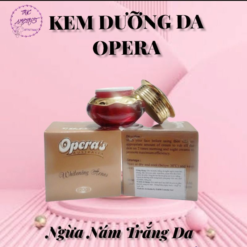 KEM NGỪA NÁM TRẮNG DA OPERA