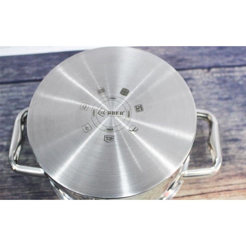 BỘ NỒI KÈM XỬNG HẤP CAO CẤP ARBER 5 MÓN PALADI AN-05IVH kèm ảnh thật và video