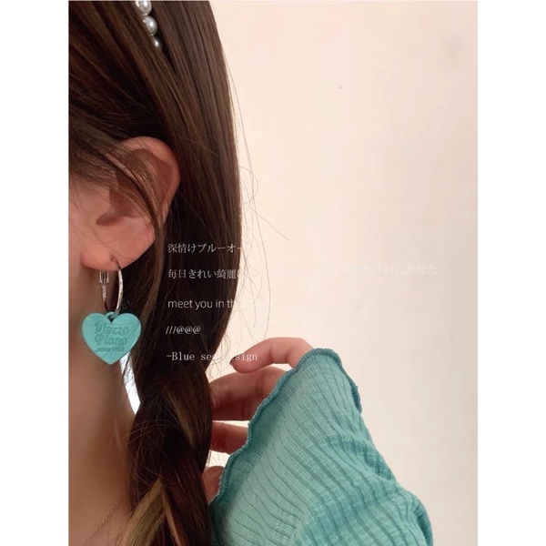 [ FREE SHIP] Charm tim Mezzo Piano nhiều màu sắc trẻ trung dùng làm keyring, móc khoá, vòng tay, dây chuyền, khuyên tai