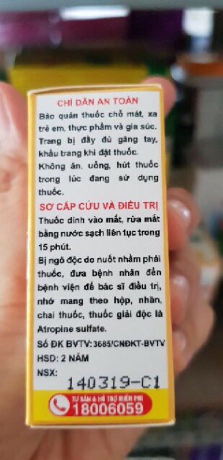 Thuốc dẫn dụ diệt ruồi vàng Vizubon -D