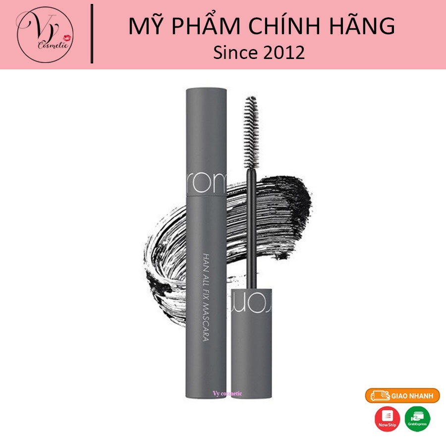 [New] Mascara Chuốt Mi Siêu Dài Và Cong Mi Tự Nhiên, Chống Trôi Hiệu Quả Romand Han All Fix Mascara 7g