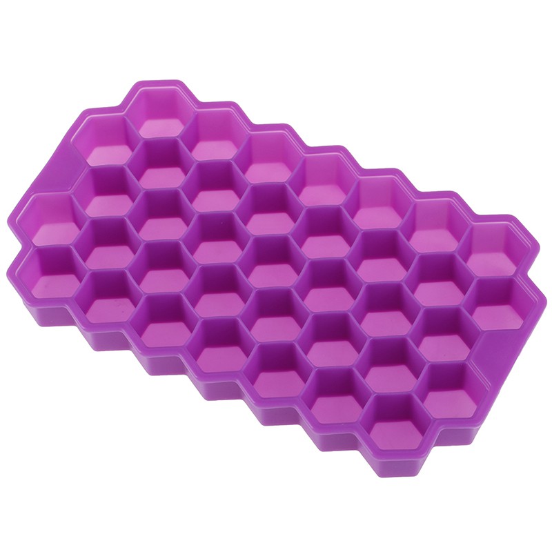 Khay Silicon Làm Đá Hình Tổ Ong 37 Ngăn Tiện Dụng