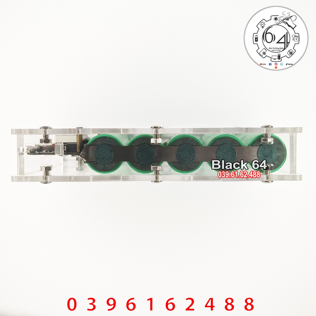 Sạc dự phòng 25.000 mah mica trong suốt siêu ngầu, sạc nhanh QC 3.0 18W