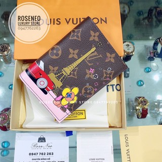 PASSPORT COVER L-V BẢN SIÊU CẤP‼️ VÍ BÌA ĐỰNG HỘ CHIẾU HOẠ TIẾT