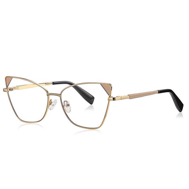 Kính Mát TR90 Gọng Kim Loại Chống Ánh Sáng Xanh Thời Trang Cho Nữ