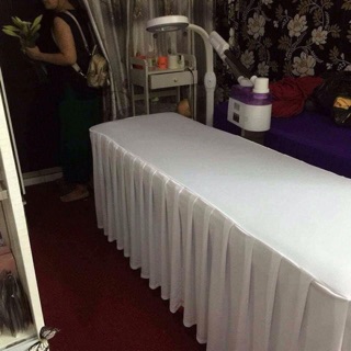Ga spa màu trắng gạo 70-180, chất cozan 4 chiều.........................................................................