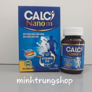 thực phẩm bảo vệ sức khỏe Calci Nano giúp chắc khỏe xương