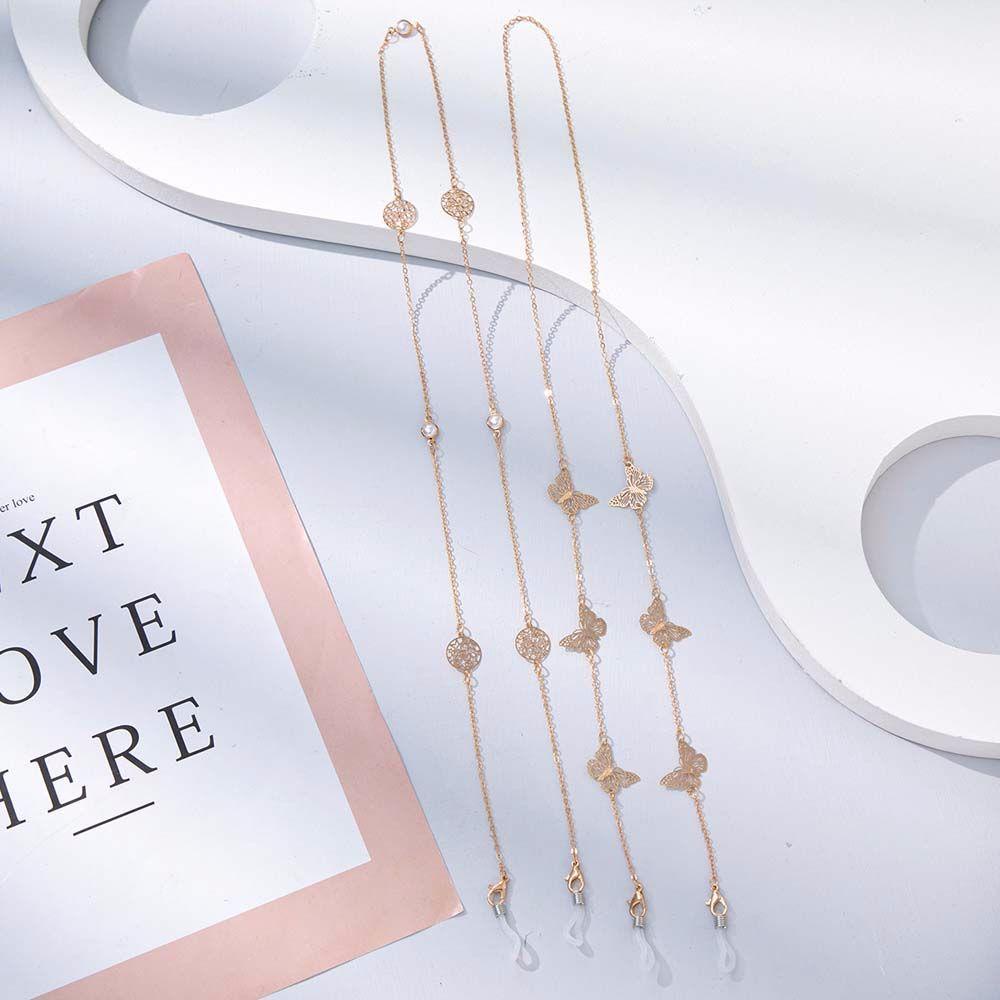 Dây Đeo Giữ Mắt Kính Hình Tròn / Trái Tim Chống Thất Lạc Phong Cách Hàn Quốc Cho Nữ