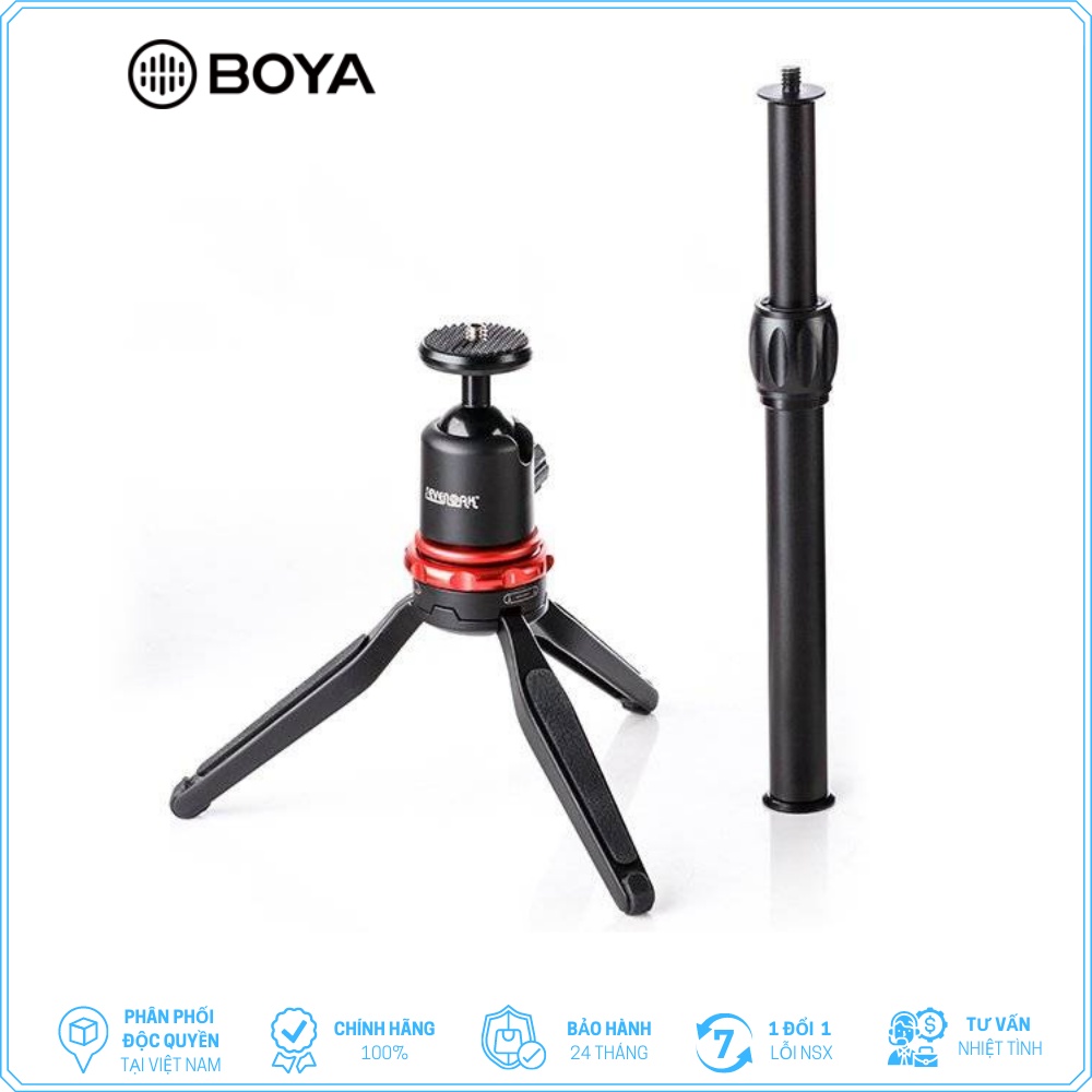 BOYA Sevenoak SK-T1 Durable Mini Tripod - Hàng Chính Hãng - Chân Tripod dành cho Máy ảnh