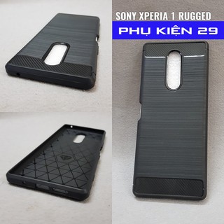 [Sony Xperia 1] Ốp lưng silicon chống sốc RUGGED