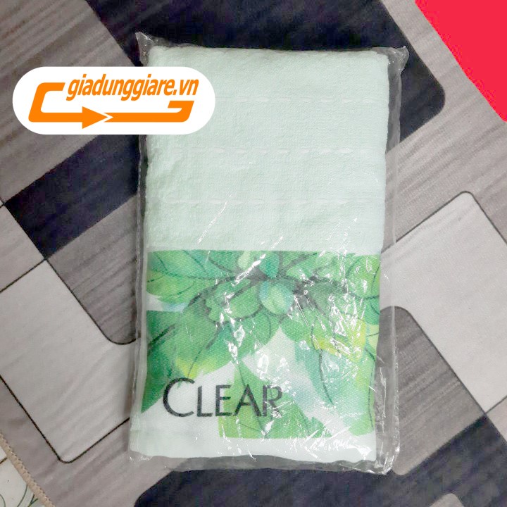 KHĂN TẮM CLEAR ( 50 x 100cm Mầu Xanh ) hàng cao cấp 100% cotton khăn quấn mềm mại thấm hút tốt - giadunggiare.vn