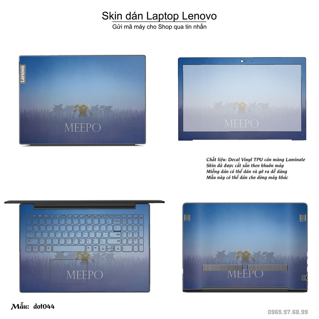 Skin dán Laptop Lenovo in hình Dota 2 _nhiều mẫu 8 (inbox mã máy cho Shop)