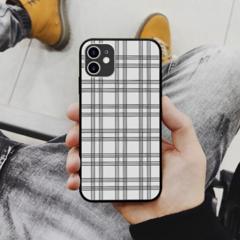 Ốp lưng iphone SAMSUNG hình burberry pattern collage art aesthetic đen  cho các dòng iPhone PAP20210801